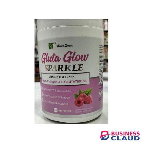 GLUTA GLOW SPARKLE WITH VITAMIN C & BIOTIN MULTICOLLAGEN AND L-GLUTATHIONE