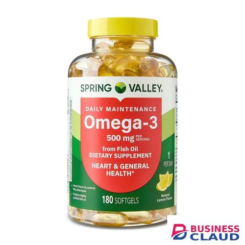 Spring valley Daily Maintenance Omega-3 from Fish Oil Dietary Supplement, 500 mg, 180 Count
