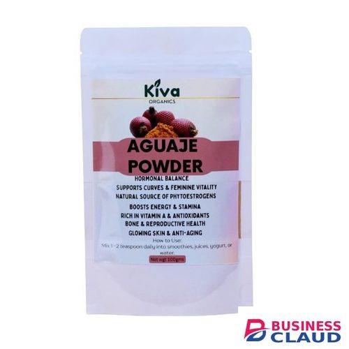 Organic Aguaje Powder, Natural Hormonal Balance & Feminine Vitality Supplement, Rich in Phytoestrogens, Vitamin A and Antioxidants 100g