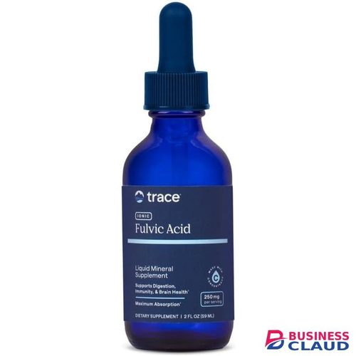 Trace Minerals Research Fulvic Acid 59ml 250mg - Essential Mineral Supplement to Support Hydration & Energy Production - Aids Muscle Endurance - Liquid Supplement for Healthy Digestion - 2 fl oz (59 Servings)