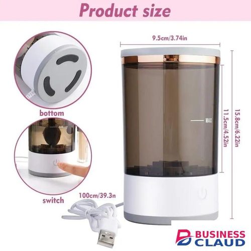 Automatic Electric Makeup Brush Cleaner – High-Speed 7000RPM USB Rechargeable Spinner for Deep Cleaning and Quick Drying