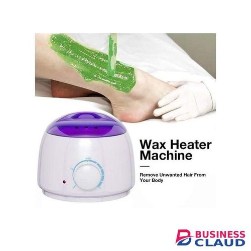 Professional Wax Warmer Machine - 360° Fast Melting Pot For All Wax Types - Hair Removal Wax Heater With Aluminum Container & See-Through Cover