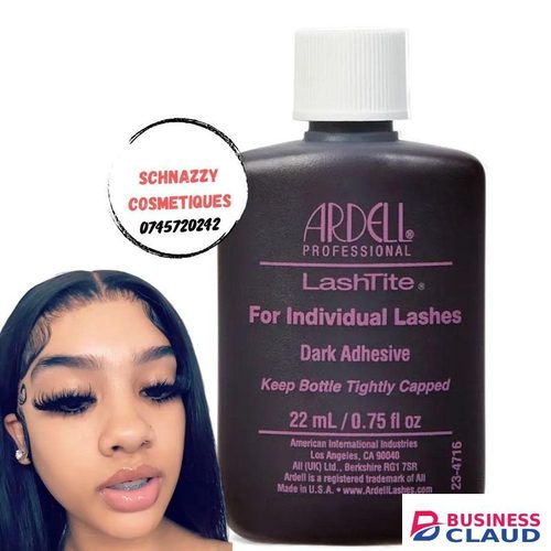 22ml ARDELL PROFESSIONAL LashTite Glue Dark Stronghold Lash Adhesive for Individual Lashes Lasting Grip Non-Irritating Must Have for Falsies Lovers