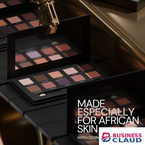 BELLAZURI 10-Color Eyeshadow Palette – Highly Pigmented, Blendable, Long-Lasting for African Skin Tones