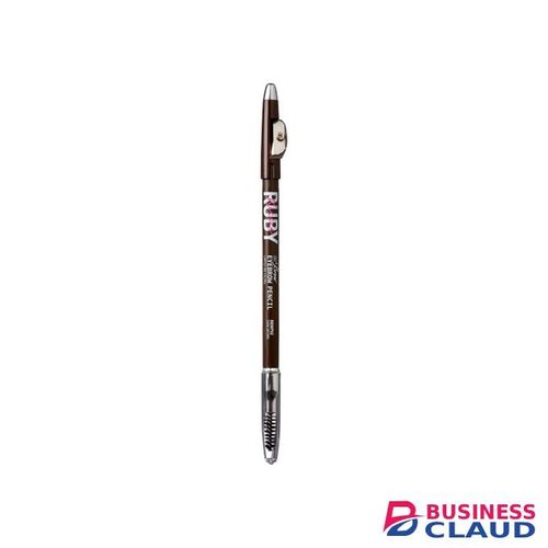 Ruby Kisses Go Brow Wooden Eyebrow Pencil - Dark Brown 02