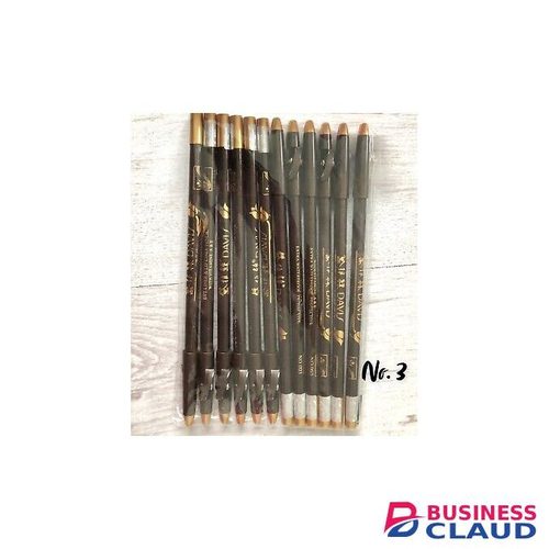 Davis 12pcs Davis Waterproof Lip Eyeliner Pencil Color No.03