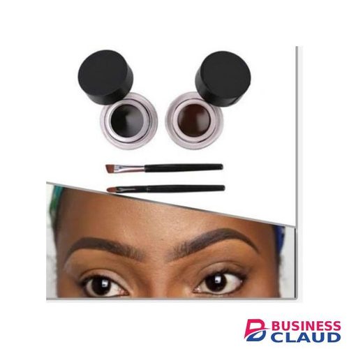 Ushas 2 in 1 Longwear Waterproof Eyeliner/Eyebrows Gel- Black & Brown