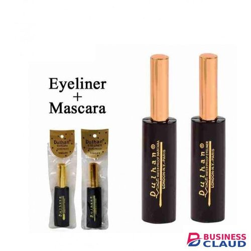 Dulhan 2 Pcs - Long Lasting Liquid Eyeliner Eye Liner and Mascara