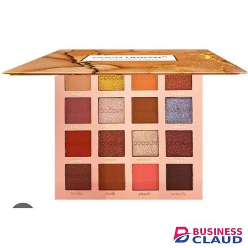 Coco Urban Eyeshadow Palette Nude Colors + Free Makeup Bag A