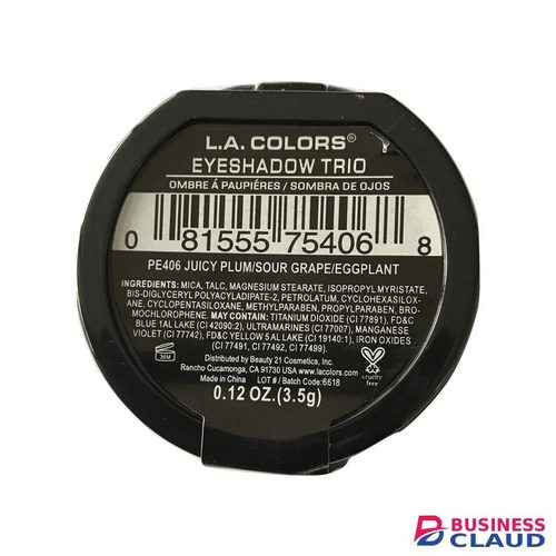 L.A. Colors Eyeshadow Trio – Juicy Plum/Sour Grape/Eggplant