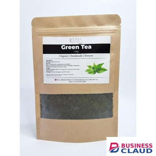 KIWA Lifestyle 100g Organic Green Tea Granules 100 Percent Pure Natural Antioxidants Detox Energy Burn Excess Fat Reduce Cholesterol Immunity Locally Produced in Kenya