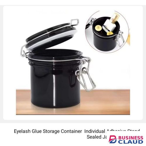 Eyelash Glue Storage Container Individual Adhesive Stand Sealed Jar for Lash Glue