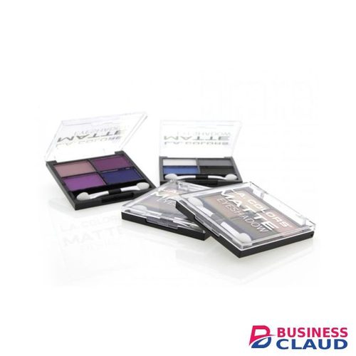 L.A. Colors 4 Color Matte Eyeshadow - Mattenifecent