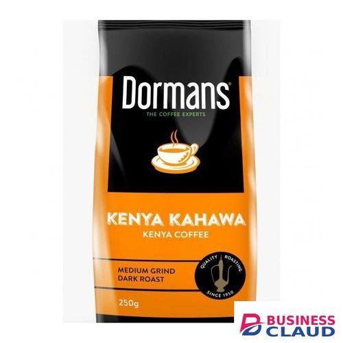Dormans Kenya Kahawa Coffee 250g Medium Grind Dark Roast 100% Pure Kenyan Arabica Hand-Roasted East African Blend