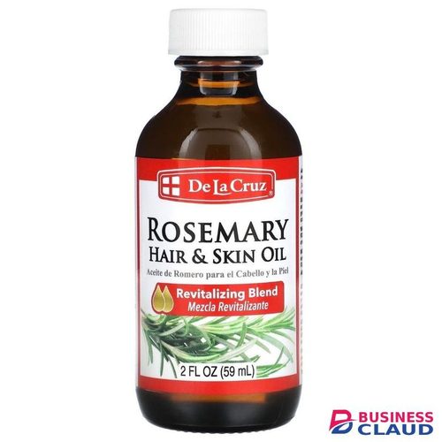De La Cruz Rosemary Hair and Skin Oil with castor oil,avocado oil and olive oil
