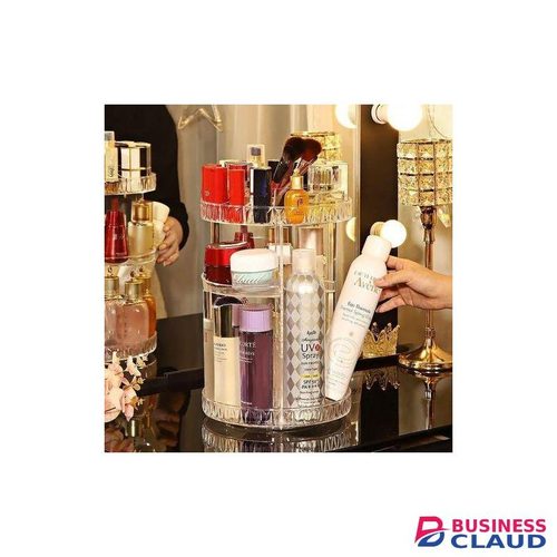 360Â° Rotating cosmetic organizer