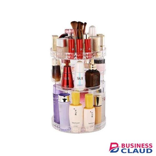 360Â° Rotating cosmetic organizer