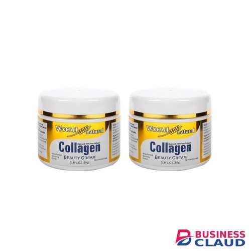 Fruit Of The Wokali Natural 100% Collagen Beauty Cream, Set of 2 X 80g