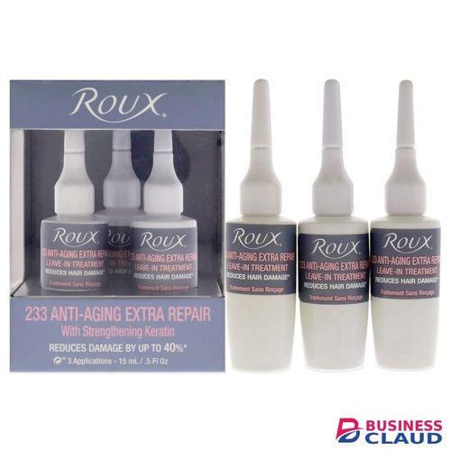 Roux Collagen Leave in Treatment, Anti Aging Ampolletas 07 Anti-Aging Extra Volume Formula