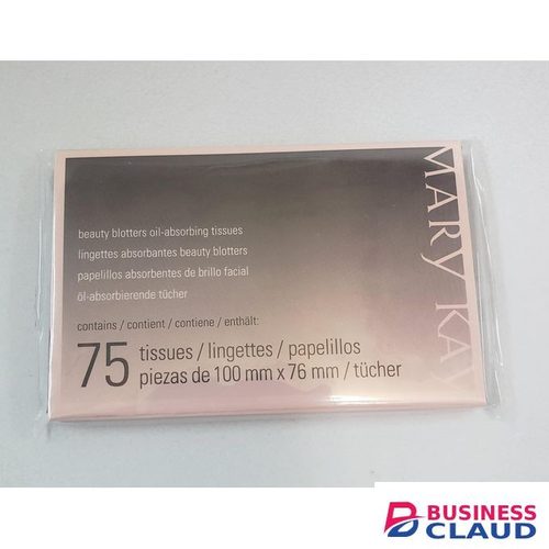 Mary Kay Beauty Blotters Oil-Absorbing Tissues pk. / 75 tissues