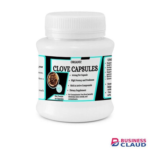Clove Capsules - Supports Immune Health & Digestive Wellness - 50 Capsules