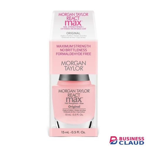 MORGAN TAYLOR React Max Nail Strengthener + Extended Wear Base Coat (Original)