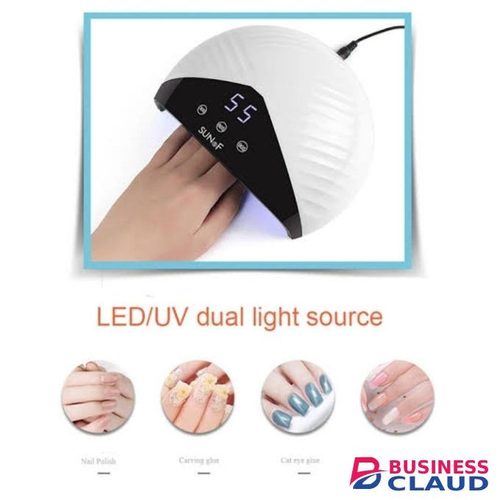 UV LED Nail Lamp Professional Nail UV Light with 3 Timer Setting Nail Polish Curing Gel LED Dryer Nail Art Tools with Automatic Sensor LCD Display