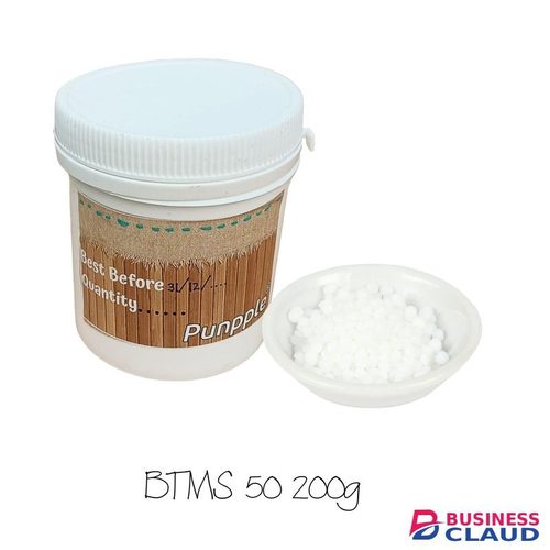Punpple Mild Emulsifier & Conditioning Agent HAIR & SKIN SILKY SMOOTH CONDITIONER BTMS 50 Ingredient for Cosmetics Production cf