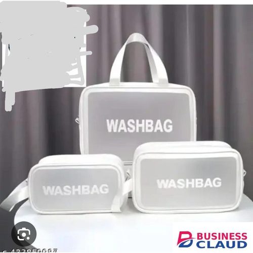3 in 1 Waterproof Cosmetics & Wash Bags – Travel Organizer Set