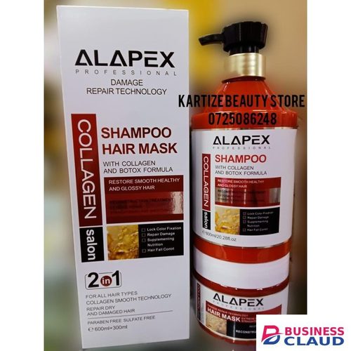 Professionnal Shampoo Hair Mask With Collagen And Botox Formula Restore Smooth Healthy And Glossy Look