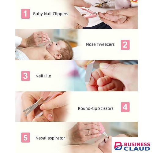 Newborn Baby Care Kit - 10-Piece Grooming & Healthcare Set