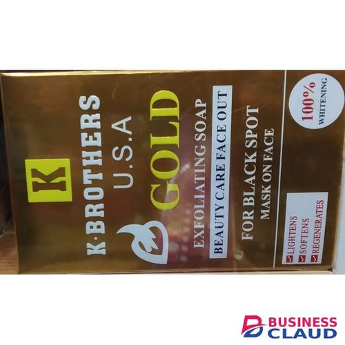 K. Brothers Gold Exfoliating Soap Beauty Care Face Out
