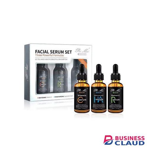 Pei Mei 3pcs Beauty Facial Serum Set with Three Powerful Formulas Whing Moisturizing Anti-Aging Skin