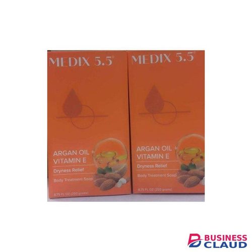 Medix 5.5 argan oil with vitamin E Dryness relief soap that Nourishes and moisturizes the skin with natural ingredients