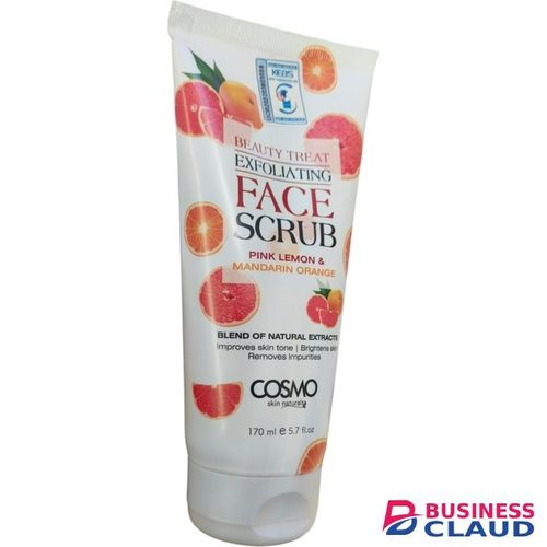 Cosmo Beauty Treat Exfoliating Face Scrub Pink Lemon & Mandarin Orange jm