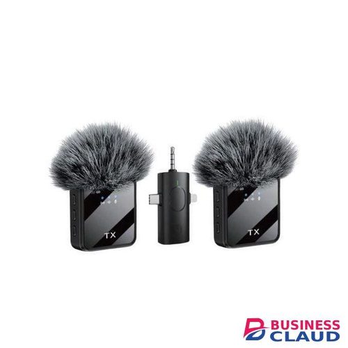 TX F11-2 Wireless Microphone 3-in-1 Kit – Dual Lavalier Mic for iPhone, USB-C & Camera - Content Creators Vlog Mic Kenya in 1-kit-dual-lavalier-mic-for-iphone-usb-c-camera-content-creators-vlog-mic-kenya