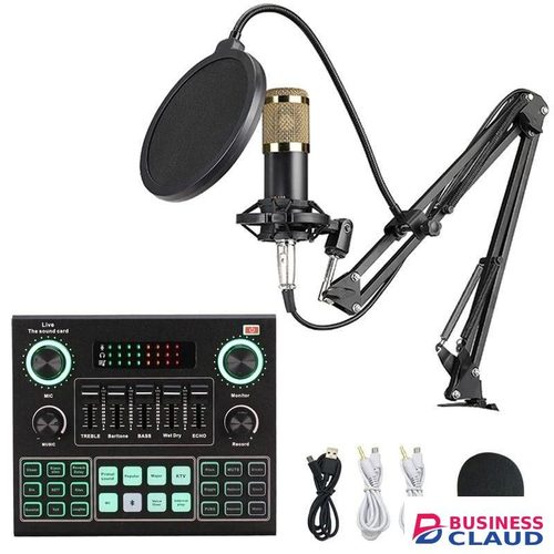 BM800 + V9 Studio Recording Kit with Full Accessories for Content Creators