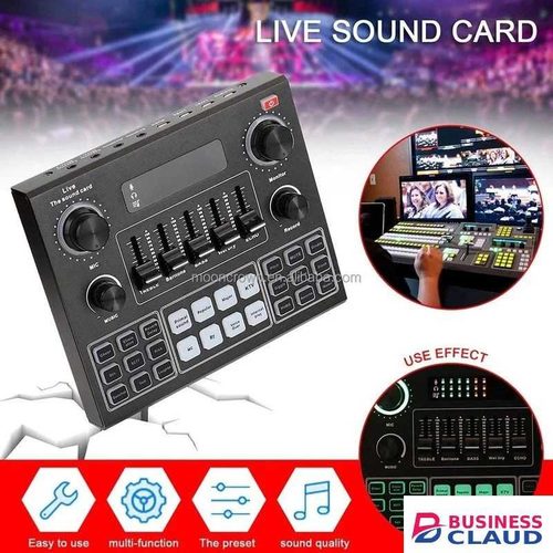 BM800 Microphone Kit with V9 Sound Mixer for YouTube Creators and Online Shows