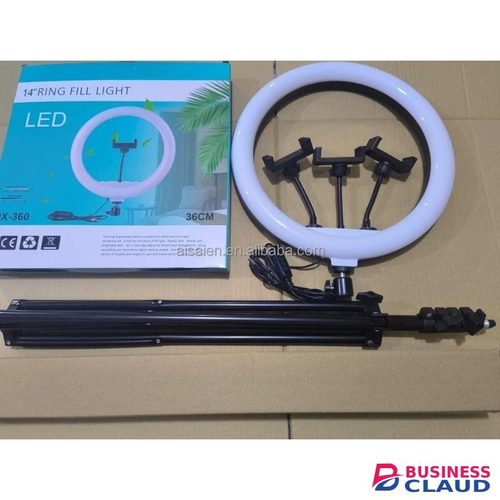 QX360 14-Inch LED Ring Light Kit 36W With Extendable 200cm Tripod For Creators