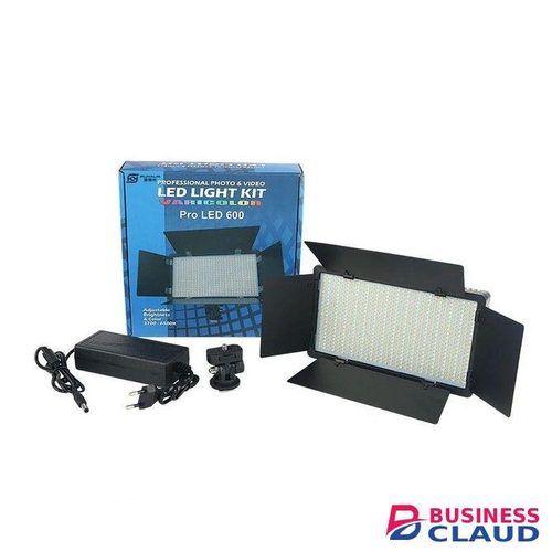 LED-U600 3200K-5600K Dimmable LED Light Kit With Stand – Ideal For Video Creators And Makeup Enthusiasts