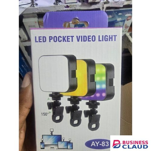 AY-83 RGB Video Lighting Kit – Portable Pocket Light for Creators & Bloggers