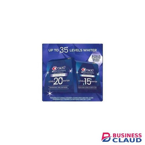 Crest 3D Whitestrips Professional Effects Advanced and Supreme Bright Boost 35L