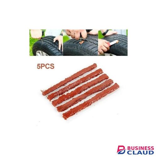 5PCS Tubeless Tire Repair Strips Auto Motorcycle Tubeless Tyre Wheels Puncture Rubber Strip Tire Repair Tools
