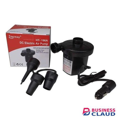 STERMAY 12 V DC Car Air Pump Inflator/Deflator - 12V Cigarette Lighter Socket Pumping Kit For Air Bed Mattress Outdoor Camping