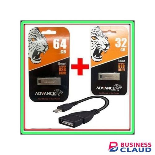 Advance The Complete Data Kit: 32GB Flash, 64GB Flash, And OTG Cable
