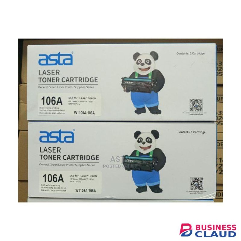 Asta toner 106A Black Laser Toner Cartridge, W1106A (Cartridge) – compatible