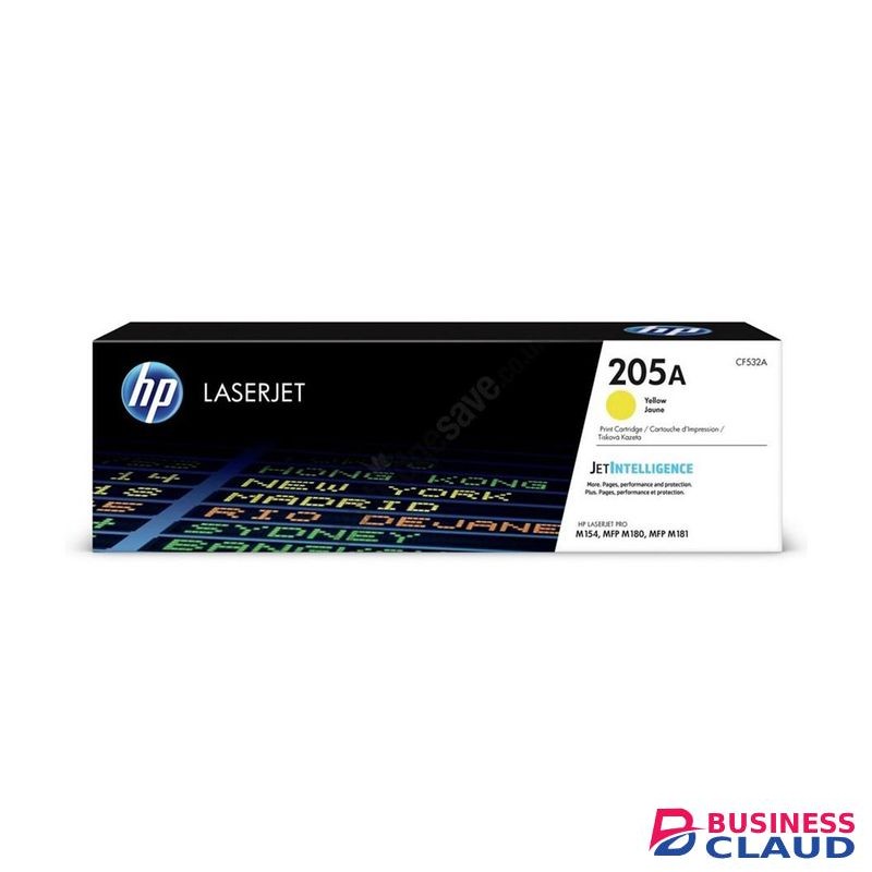 HP 205A original laserjet toner cartridge - yellow