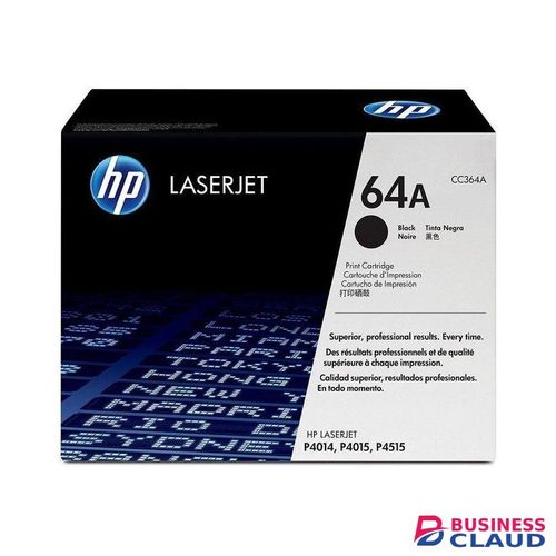 HP 64A Black LaserJet Toner Cartridge (CC364A)