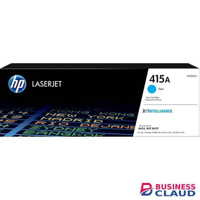 HP 415A Cyan Original LaserJet Toner Cartridge - W2031A