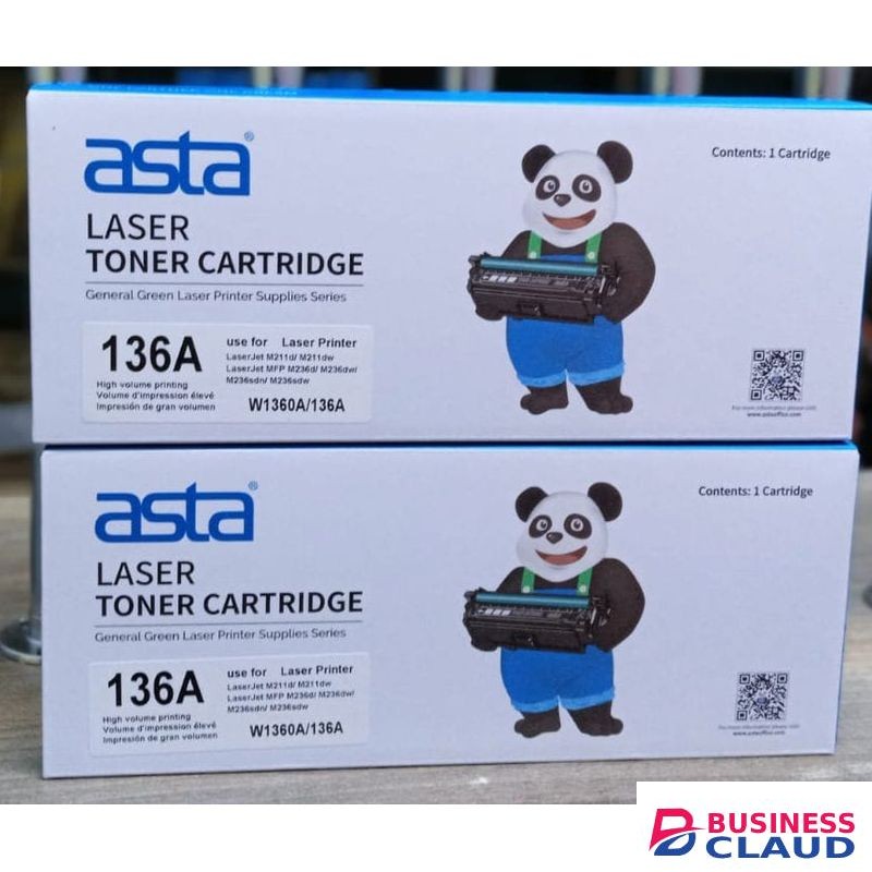 Asta 136A BLACK ASTA TONER CARTRIDGE BEST QUALITY +FREE EXECUTIVE PEN